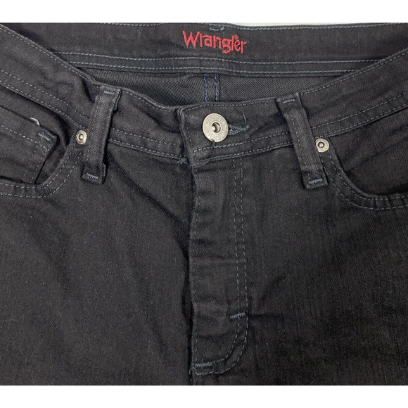 Wrangler‎ Jeans Womens Size 10 P Black Denim Boot Cowgirl - Picture 3 of 10